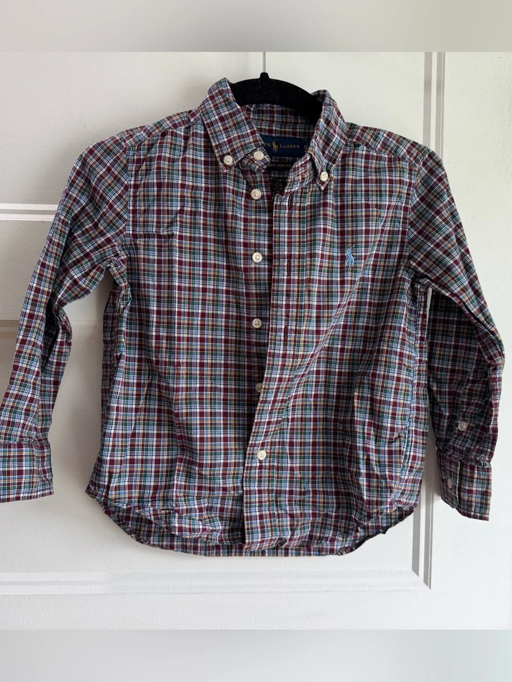 Ralph Lauren 4T Plaid Button up